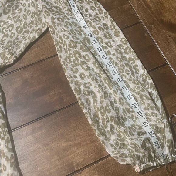 Walter Barker size 2 sheer cheetah print dress - Picture 9 of 11